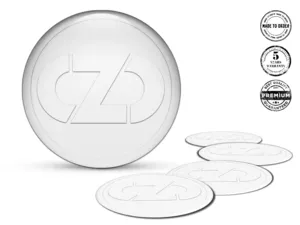 OZ Calcomanía de Rueda Estilo Insignias Silicona Racing